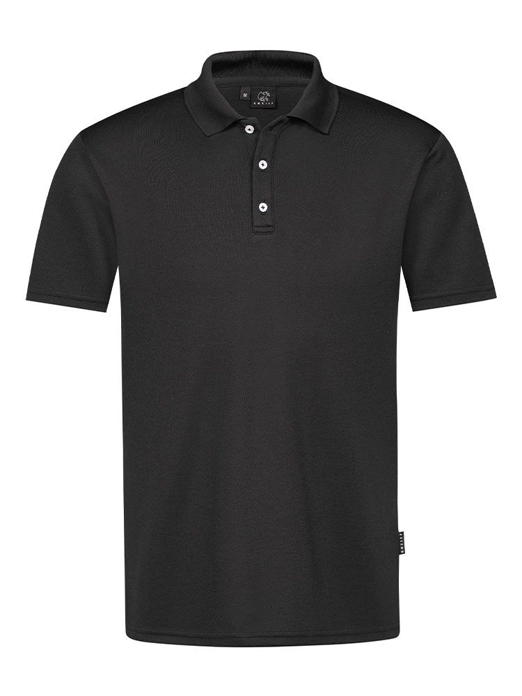 Schwarzes Herren Poloshirt