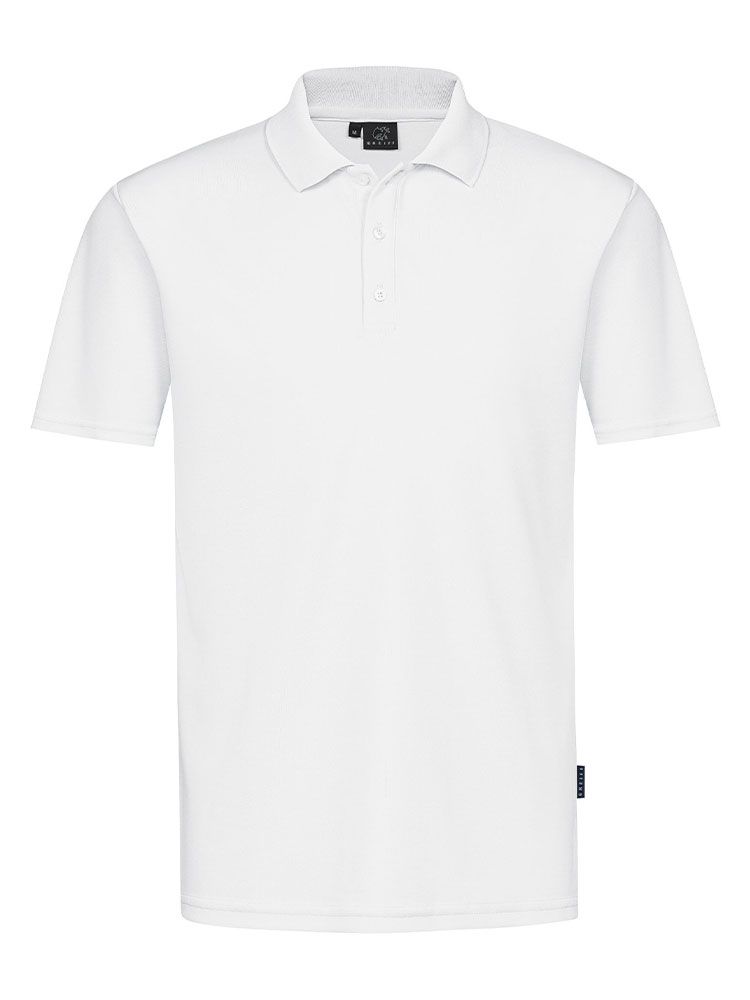 Weißes Herren Poloshirt