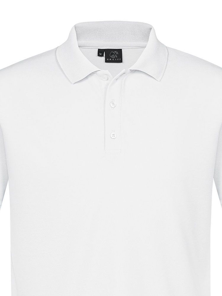 Weißes Herren Poloshirt