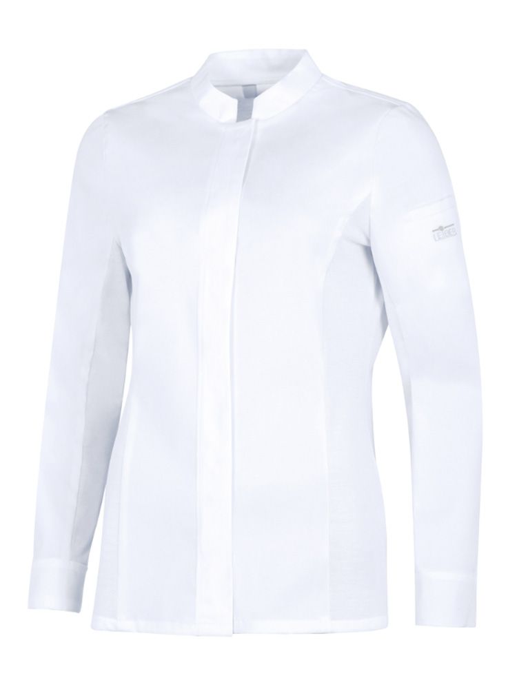 Hochwertige Damen Kochhemden Weiß