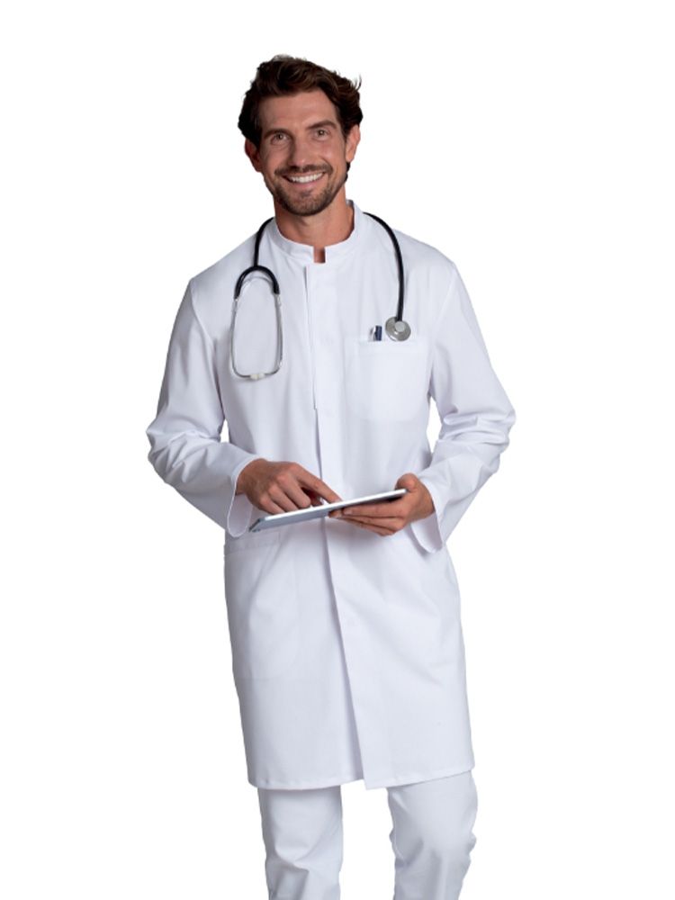 Herren Arztmantel Langarm