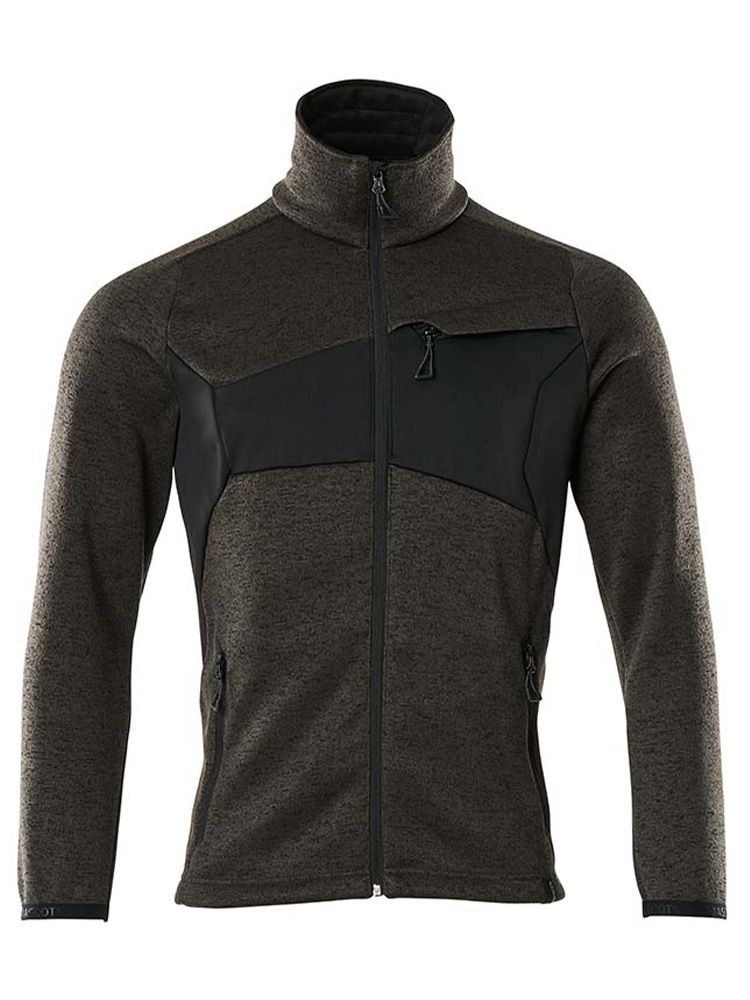 Arbeits Strickjacke Dunkelgrau