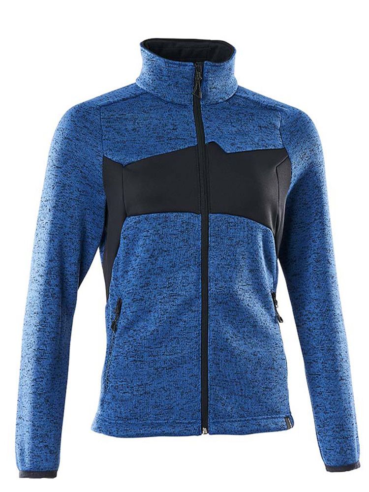 Arbeits Strickjacke Damen Blau
