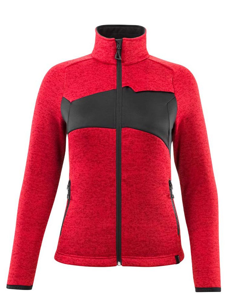 Arbeits Strickjacke Damen Rot