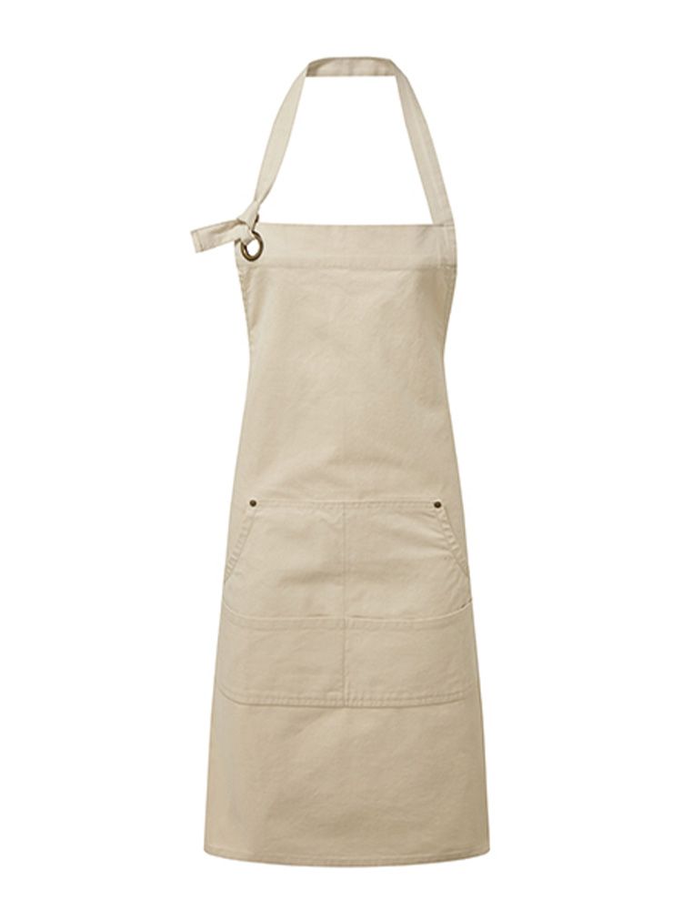 Baumwoll Latzschürzen mit Taschen