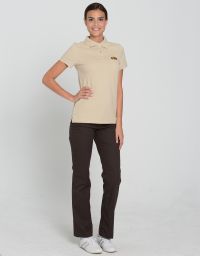 HAKRO Poloshirt Damen in Beige