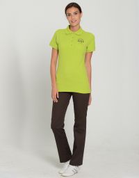 Damen Polo Shirt Grün