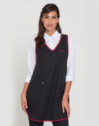 Schwarzes Kasack für Houskeeping oder Kosmetik