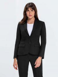 Schwarzer Damenblazer