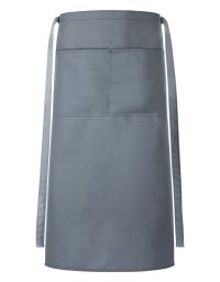 Graue Bistro Schürze Taschen