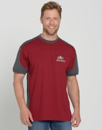 Herren Contrast Performance T-Shirt