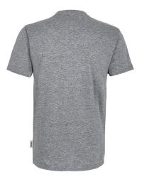 Rundhals T-Shirt Herren Grau meliert