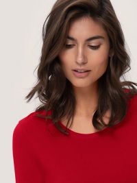Damen Longsleeve Rot