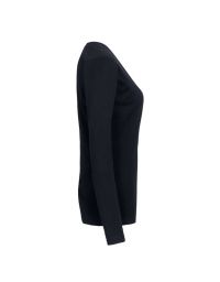 Damen Longsleeve Schwarz