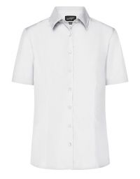 Kurzarm Damenbluse Weiß