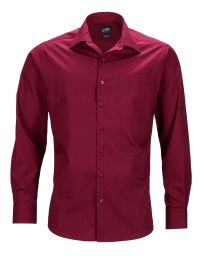 Herrenhemden Weinrot