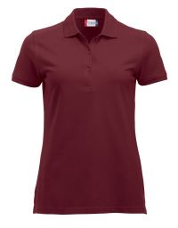 Günstige Poloshirts Damen Weinrot