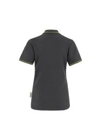 Damen Poloshirt in Grün Anthrazit