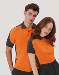 Mens Performance Polo Contrast