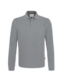 Langarm Poloshirts Herren in Grau