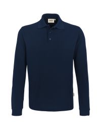 Langarm Poloshirt Herren Dunkelblau
