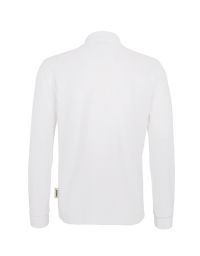 Langarm Poloshirt Herren Weiß