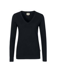 Merino Pullover Damen in Schwarz
