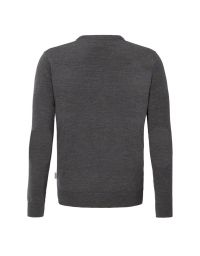 Merino Herrenpullover in Grau