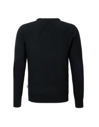 Herren Pullover Merino schwarz