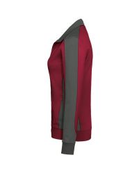 Damen Sweatjacke Weinrot