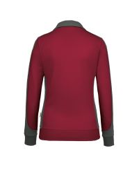 Damen Sweatjacke Weinrot