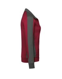 Damen Sweatjacke Weinrot