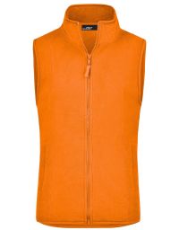Fleeceweste Damen orange