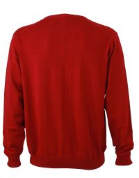 Strickpullover Herren Weinrot