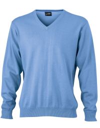 Strickpullover Herren Hellblau