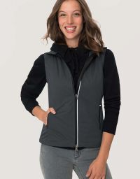 Damen Softshell Weste Anthrazit