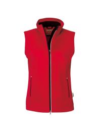 Damen Softshell Weste Rot