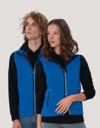 Damen Softshell Weste Blau