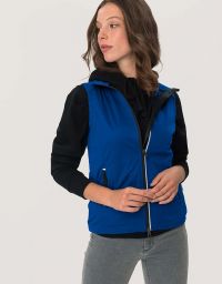 Damen Softshell Weste Blau