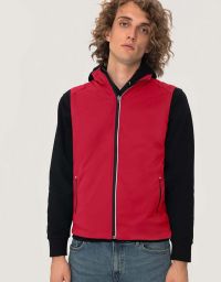 Herren Softshell Weste Rot