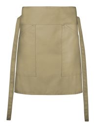 Kurze Schürze in Beige
