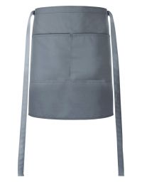 Kurze Schürzen Grau besticken
