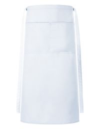 Weiße Bistro Schürze Taschen