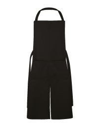 Latzschürze in Schwarz