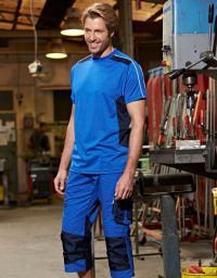 Handwerker T-Shirt Blau