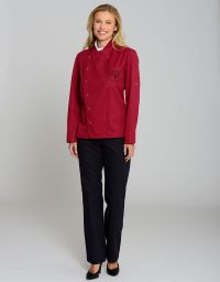 Kochjacke Damen Rot