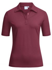 Damen Poloshirt Weinrot