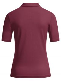 Damen Poloshirt Weinrot