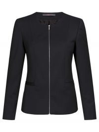 Damen Rundhals-Blazer Modern with 37.5 Regular Fit