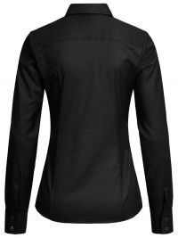 Schwarze Damen Bluse Slim Fit